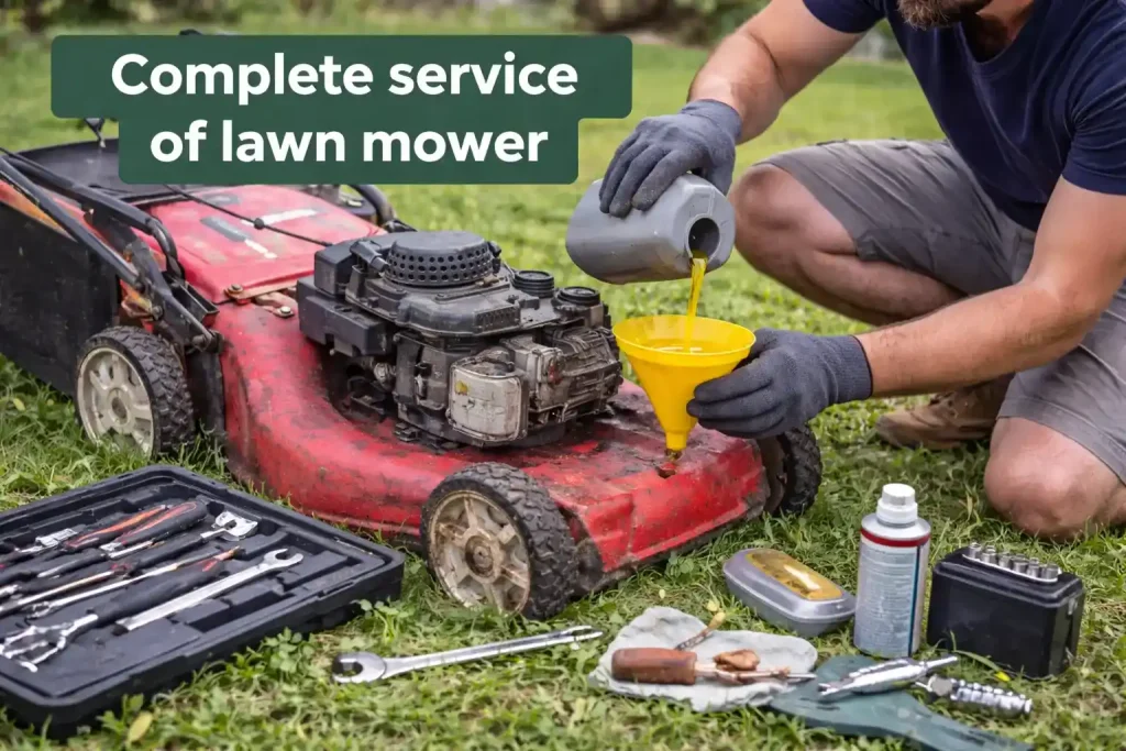 Complete service of Lawn Mower in Nashville.webp