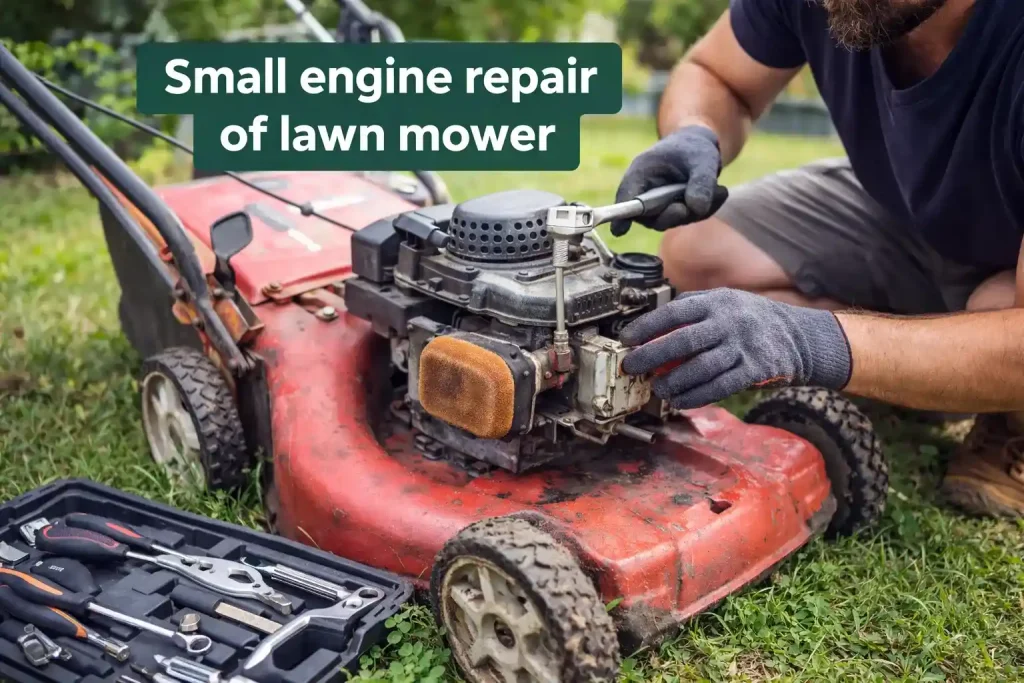 Small engine repair of Lawn Mower in Nashville.webp