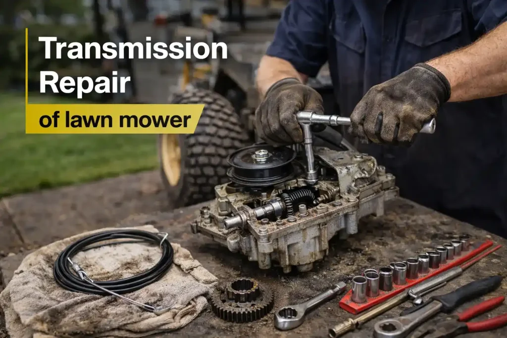 Transmission repair of Lawn Mower in Nashville.webp